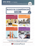 Blocs de competences 1 à 4 - BTS SP3S