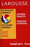 Dictionnaire compact : Español/Francés, Français/Espagnol