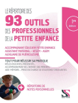 Le répertoire des 93 outils des professionnels de la petite enfance