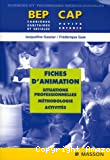 Fiches d'animation : Situations professionnelles, méthodologie, activités