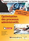 Optimisation des processus administratifs BTS SAM 1ère année