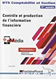 Contrôle et production de l'information financière 1ère année