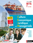 Culture économique juridique et managériale. BTS 1re année